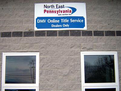 Line  Auctions on North East Pennsylvania Auto Auction    Title Service